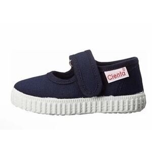 CIENTA Mary Jane Canvas Sneaker Navy Little Girls Sz 13 Machine Washable NEW
